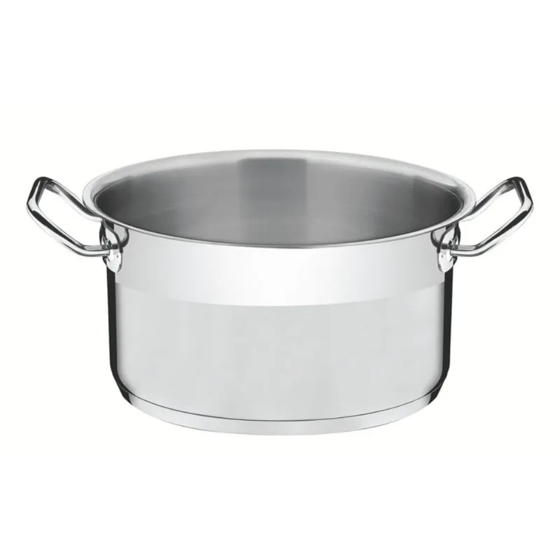 Caçarola Tramontina Professional Inox Com Tampa Detalhe Satinado 20cm 3,6L