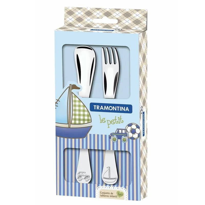Jogo de Talheres com 2 Peças Inox Le Petit 66973/100 Tramontina