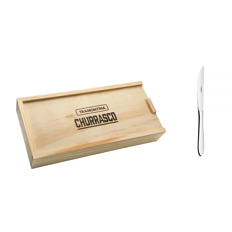 Conjunto para churrasco aço inox 6 pç. - Satri - Tramontina