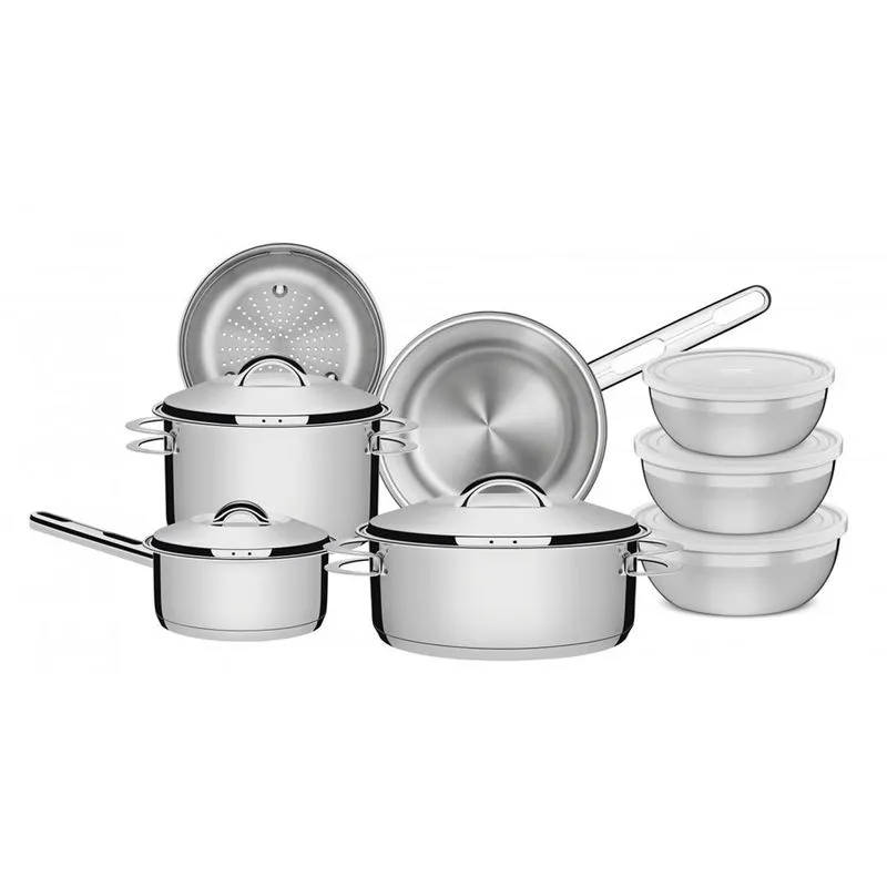 Conjunto de Panelas Aço Inox 5 Pçs 65510/723 Tramontina