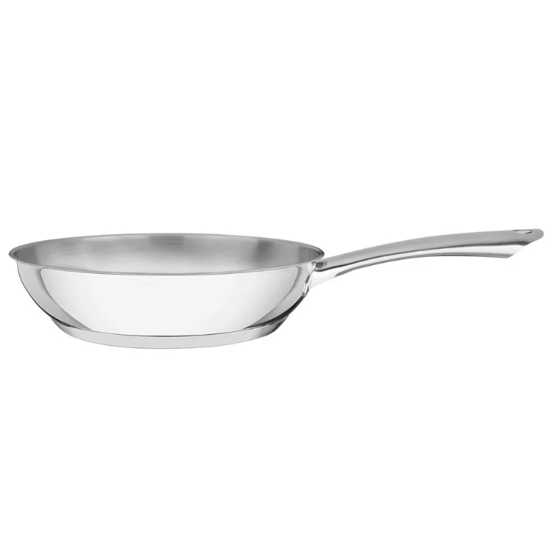 Frigideira Tramontina Una em Aço Inox com Fundo Triplo 24 cm 2,1 L