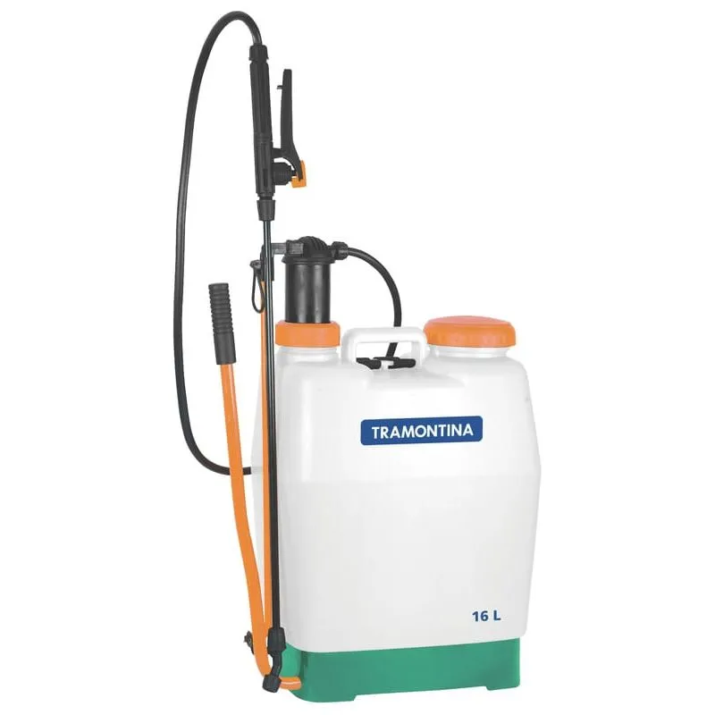 Pulverizador costal manual 16 L - Cor Branco - Tramontina