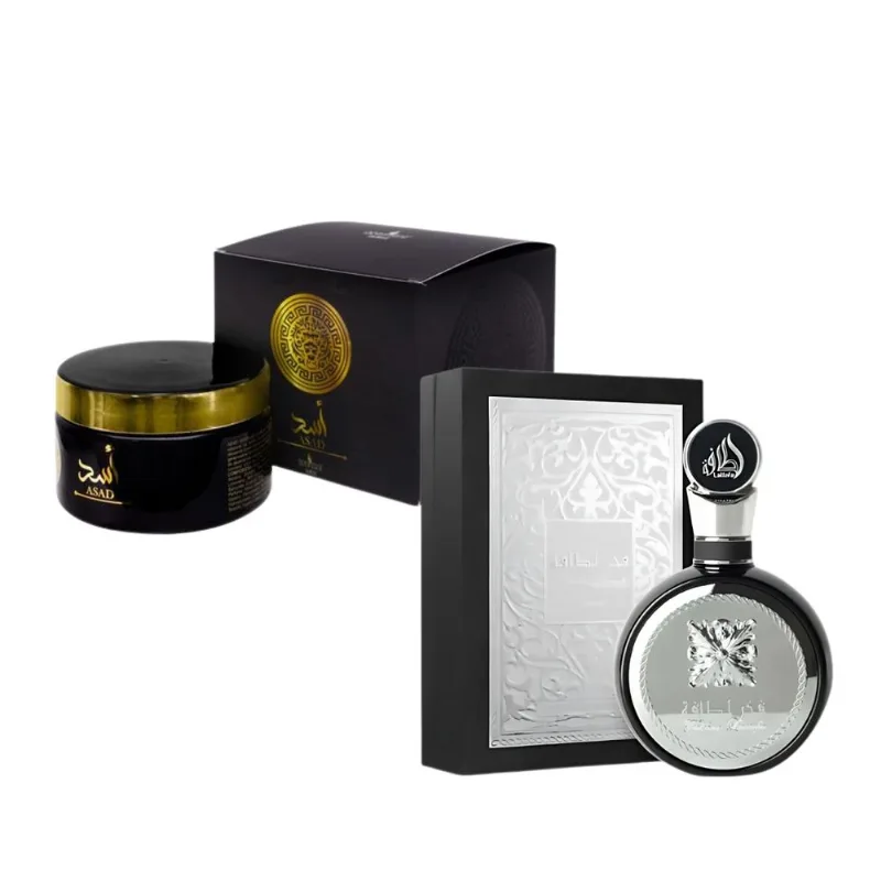 Perfume Fakhar Black Masculino 100ml Parfum Com Hidratante Asad: O Toque Perfeito Para Sua Pele
