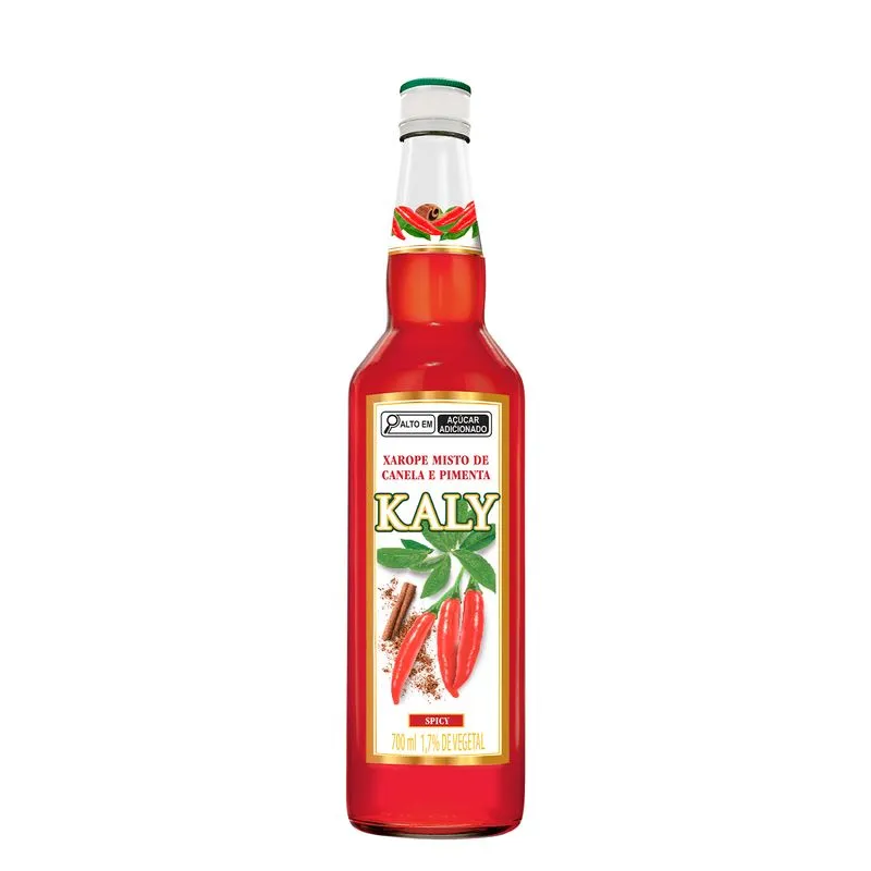 Xarope De Canela E Pimenta Kaly Spicy 700ml