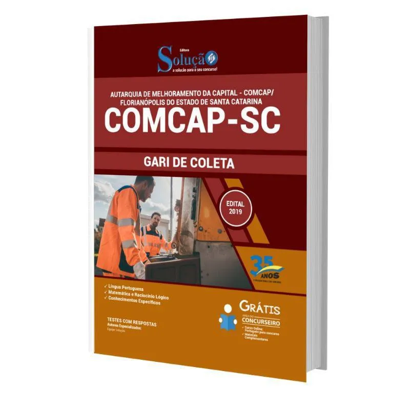 Apostila Comcap-sc - 2019 - Gari De Coleta