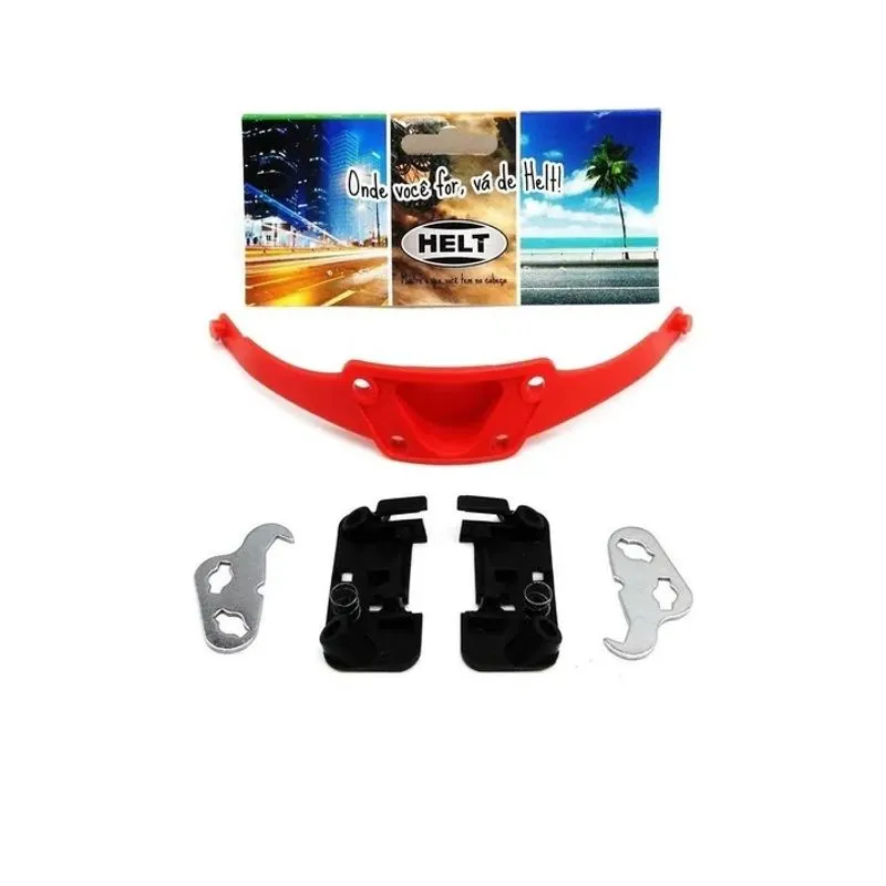 Kit Reparo Botão Da Trava Articulação capacete Helt Hippo