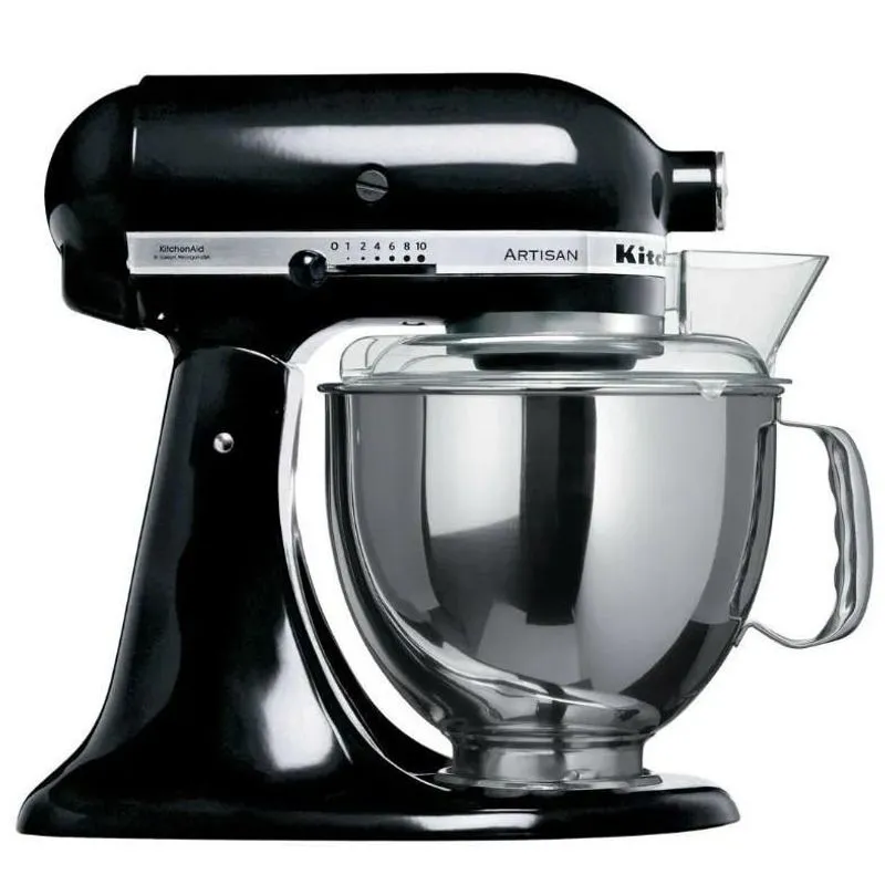 Batedeira Kitchenaid Stand Mixer 4,8 Litros Inox Preta 110v