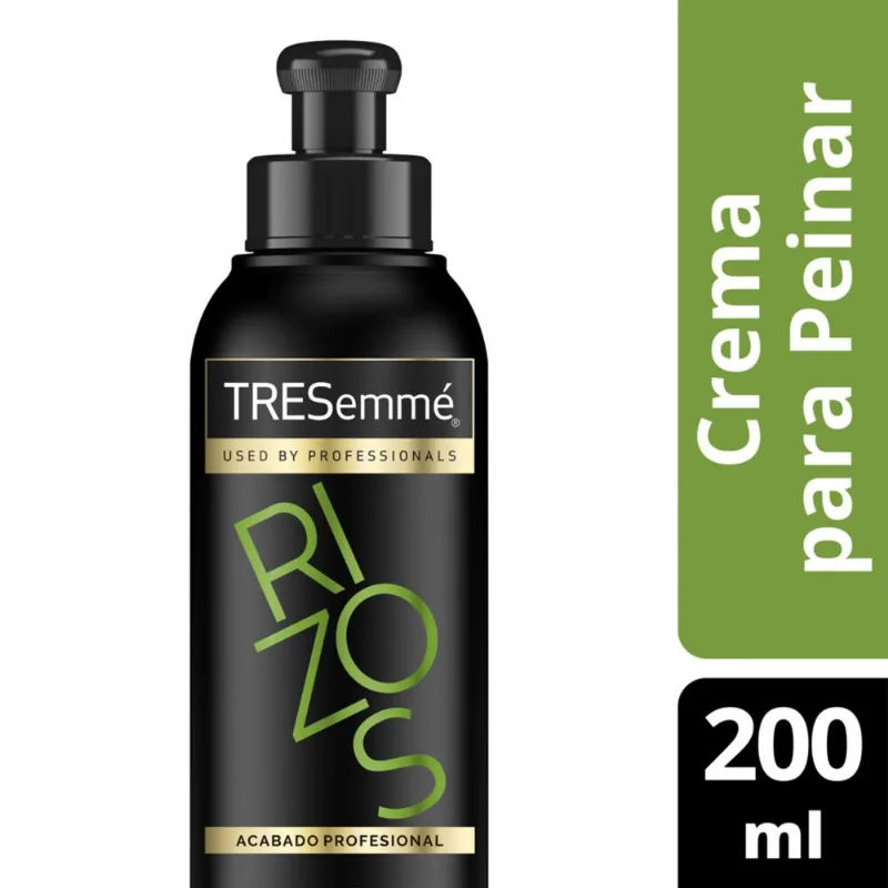 Crema para peinar Tresemmé rizos 200 cc.