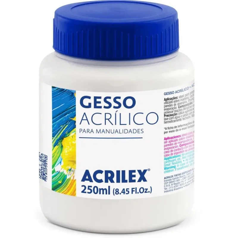 Produto para Artesanato Gesso Acrilico 250ML