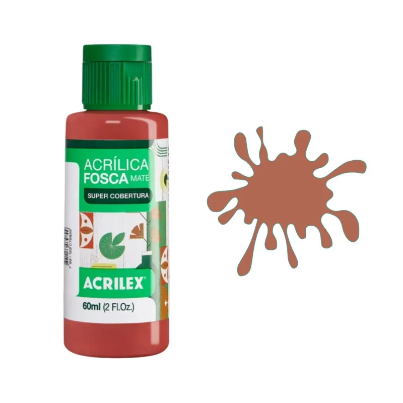 Tinta Acrílica Fosca 60ml Marrom Acrilex