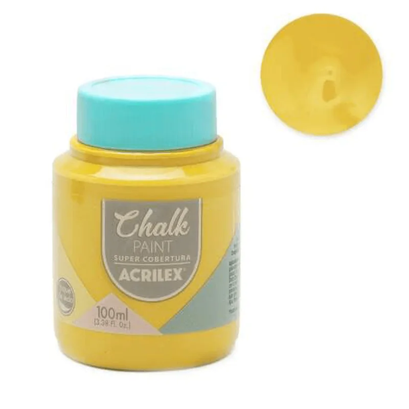 TINTA CHALK PAINT ARTESANATO 100ML AÇAFRAO 849