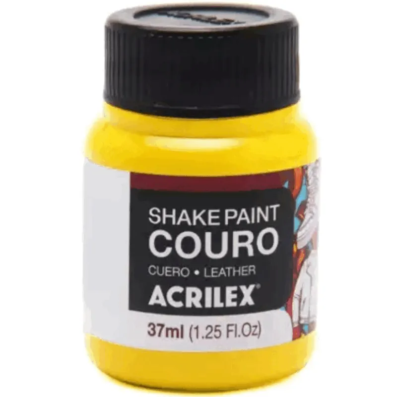 TINTA COURO SHAKE PAINT 37ML AMARELO OURO 505