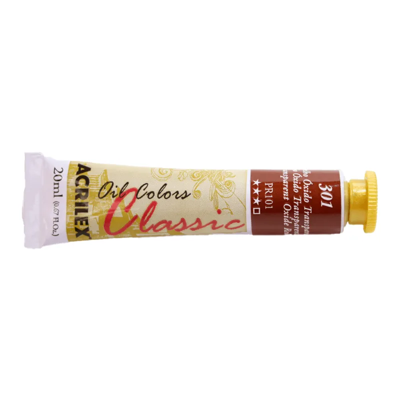 TINTA OLEO 20ML VERMELHO 301