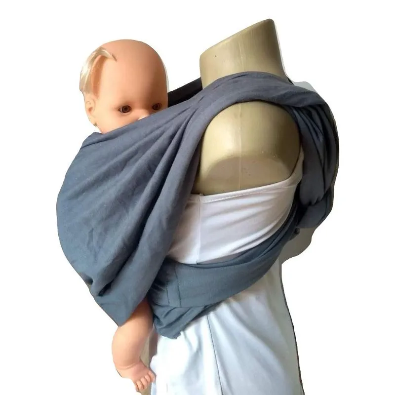 Fast Wrap Sling Canguru Carregador De Bebe Slingaria Cinza