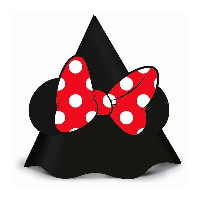 Minnie Mouse Chapéu Aniversário c/12 - Regina