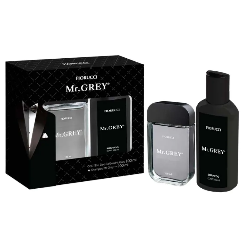 Fiorucci Mr Grey Kit - Deo Colônia + Shampoo Kit
