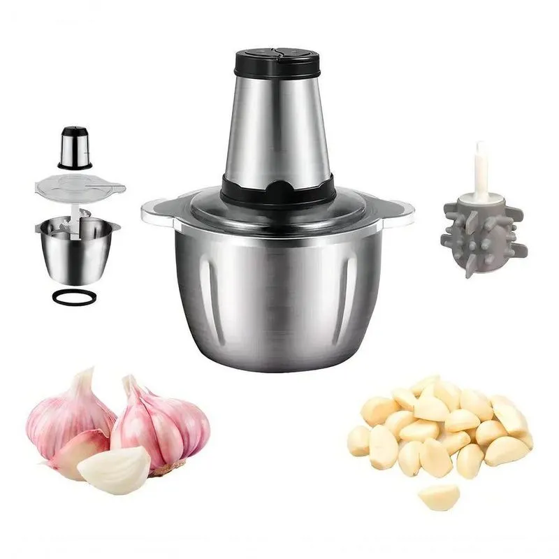 Processador de Alimentos Tienda Online Multifuncional Descascador de Alho 3L Prata 220V