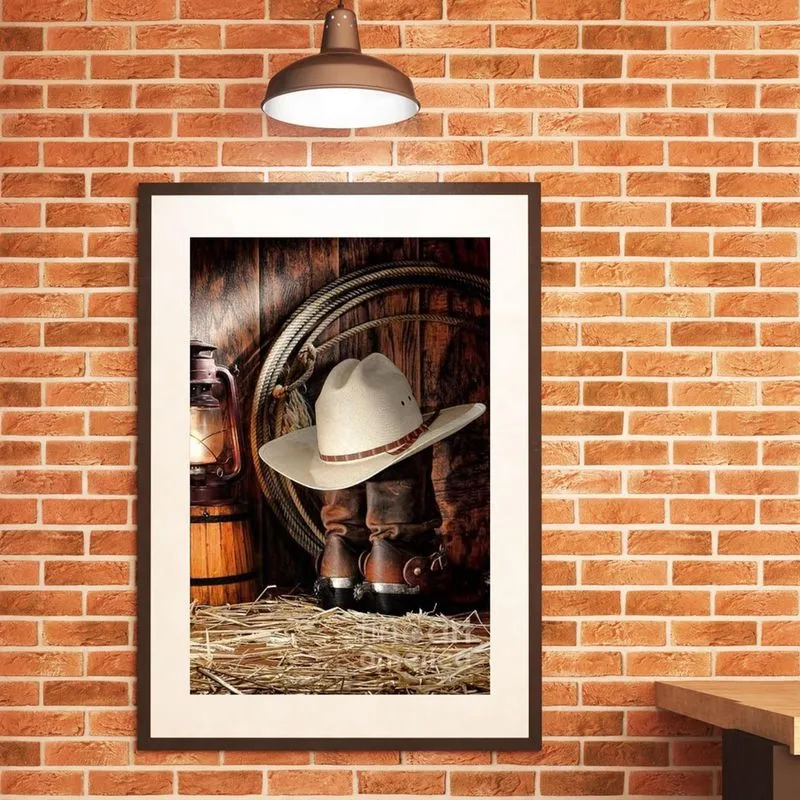 Quadro Fotografia Country - 60X48Cm