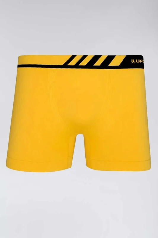 Cueca Boxer Adulto Microfibra Cós Com Chanfro Lupo Ouro Claro / M (42 a 44)