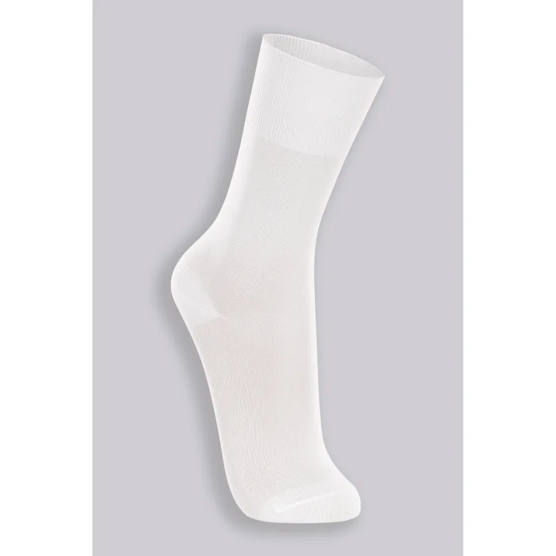 Meia Cano Longo Clássica Masculina Lupo Tamanho: M | Cor: Branco | De 33 a 36