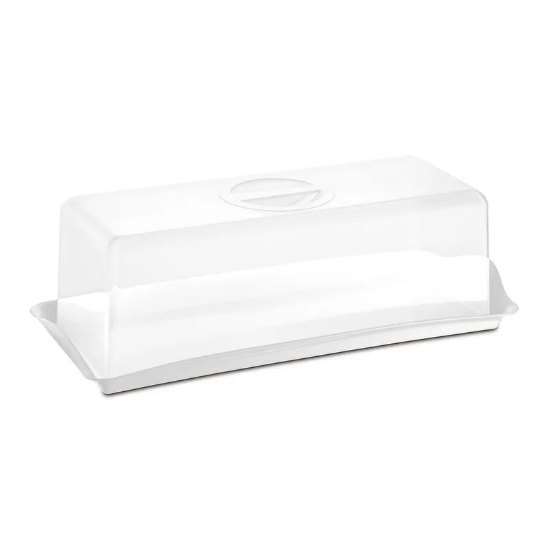 Porta Pão Premium Plástico Uz Utilidades Branco