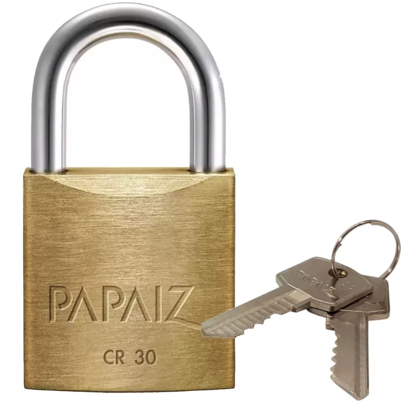 Cadeado com Mesmo Segredo CR30 com 2 Chaves - 0100300CX02 - papaiz - Papaiz