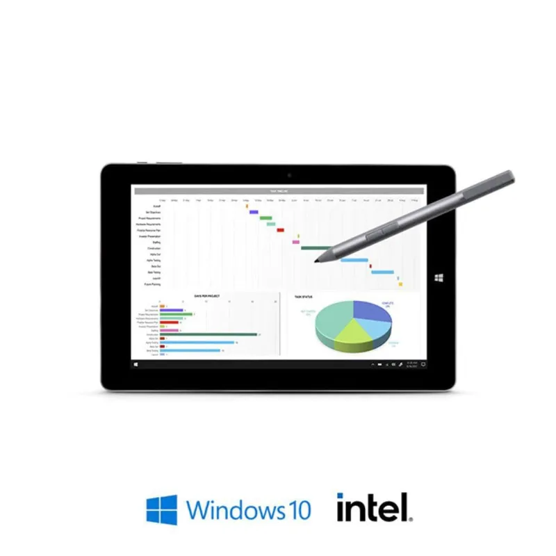 Tablet Pense Bem TecToy CPU Intel Tela FHD 10,1" Windows 10 128GB - Cinza