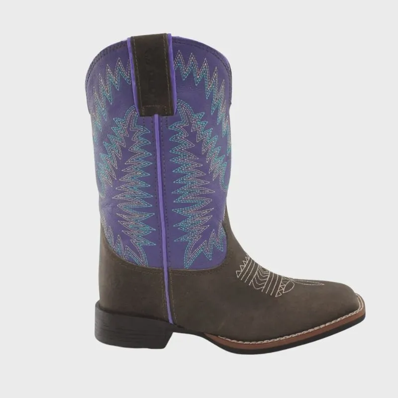 Bota dgo Feminina Texana Med Dog Roxo 170136G2M