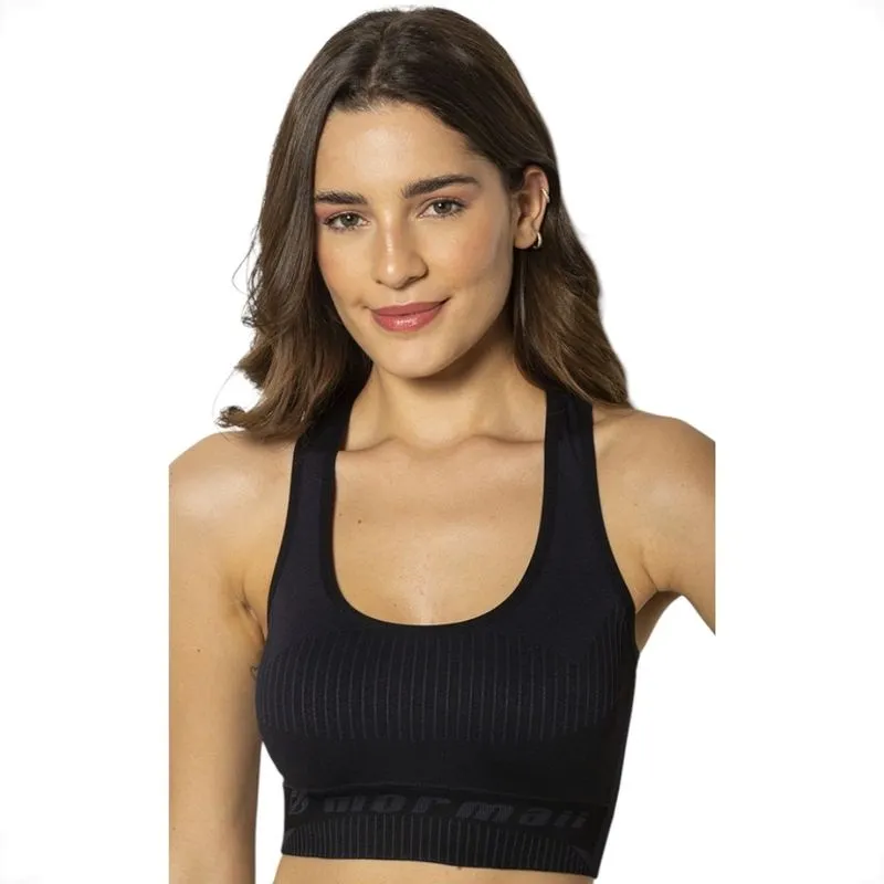 Top Mormaii Adulto Feminino Bicolor GG / Preto