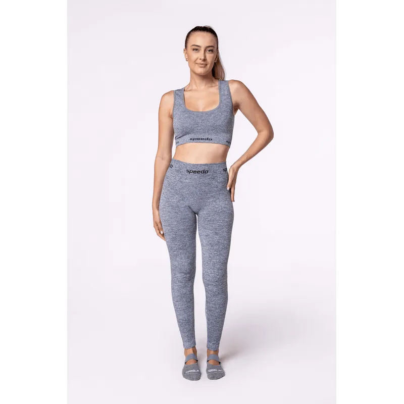 Legging Speedo Cintura Media Tamanho: M | Cor: Cinza Mescla