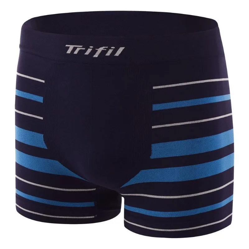 Cueca trifil CE0702 Boxer em Microfibra Sem Costura Azul Azul Marinho M