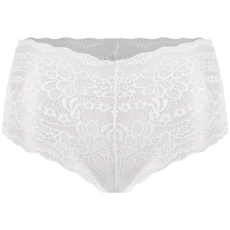 Calcinha Caleçon Adulto Renda Trifil LD Tamanho: EG | Cor: Branca