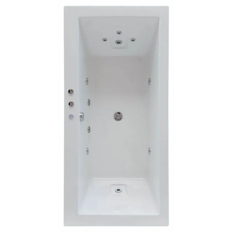 Banheira Hidromassagem Astra Cayman Luxo 180cmx85cmx47cm - 04 Jatos Acrílico P1 Com Aquecedor 220V