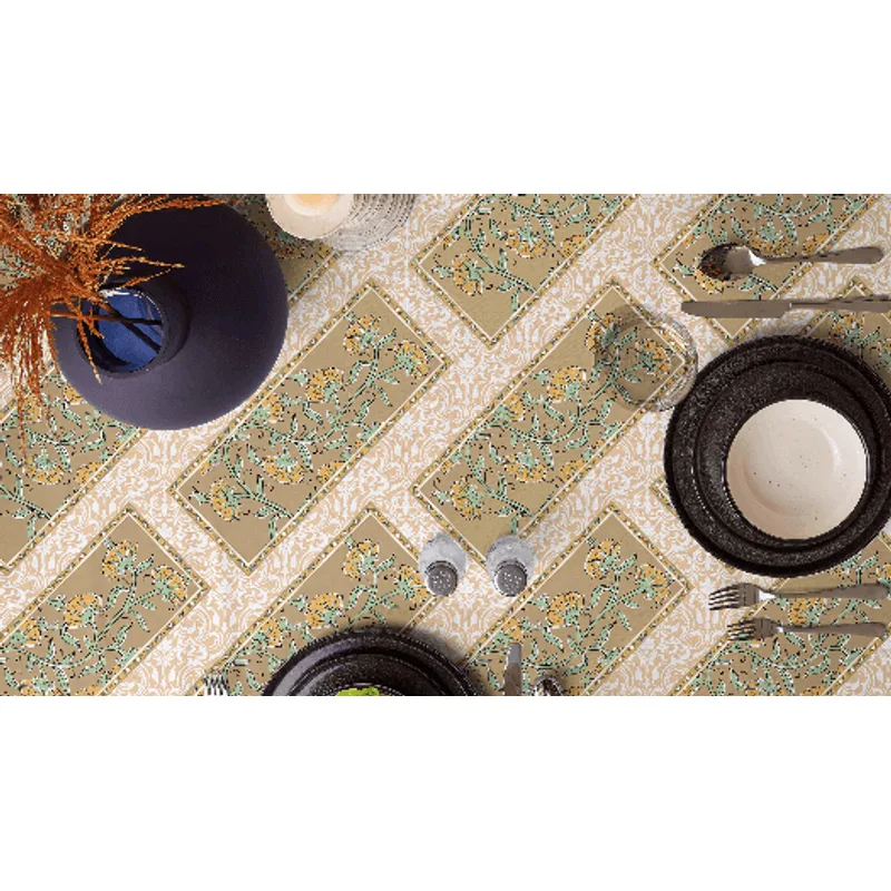 TOALHA MESA ELEGANCE 4 LUGARES PATCHWORK 140X140CM 882200000047350 TEKA