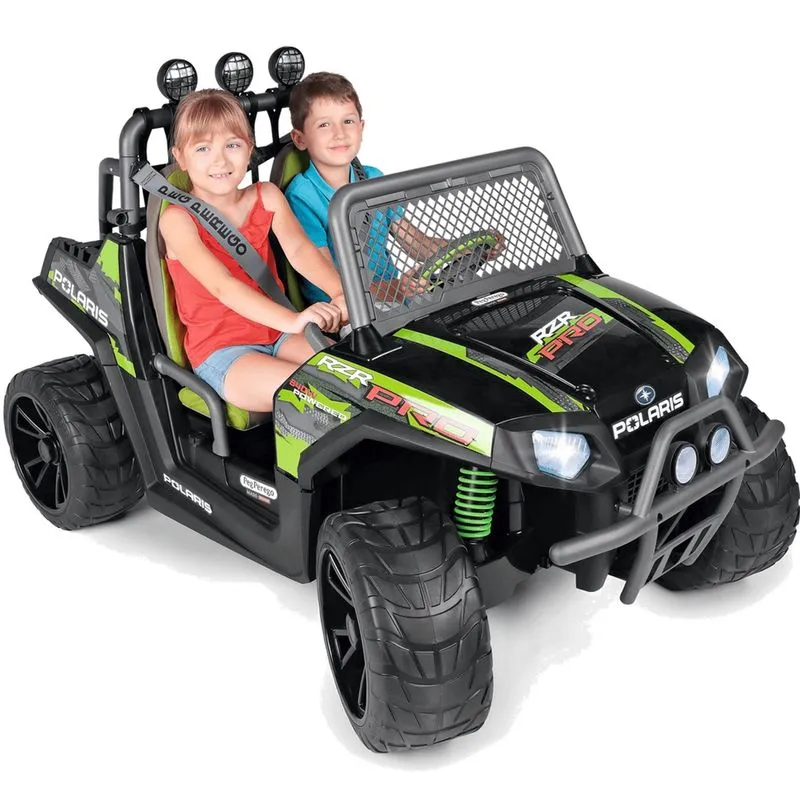 Polaris rzr Pro Green Shadow 24V com 2 Lugares Peg Perego