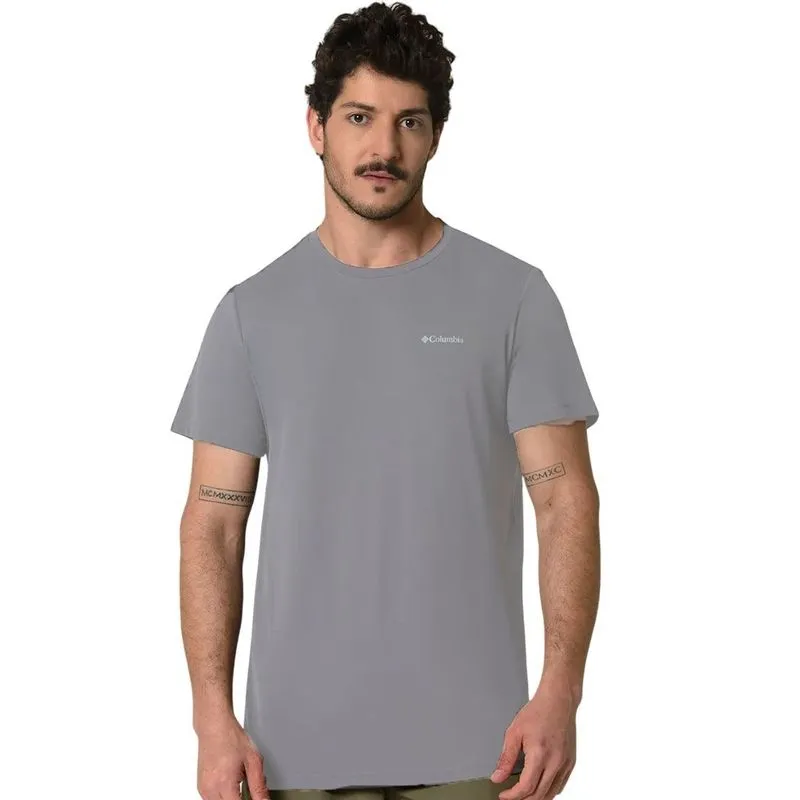 Camiseta Columbia M/C Neblina Masculina 320424-029 M / Cinza