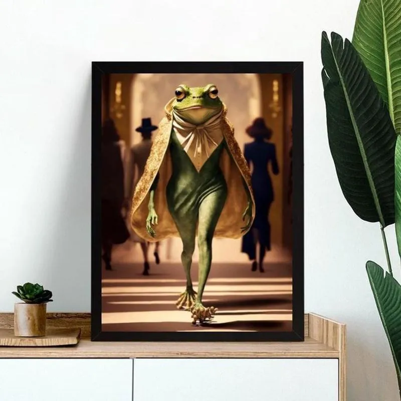 Quadro Decorativo Perereca Sexy 45X34Cm