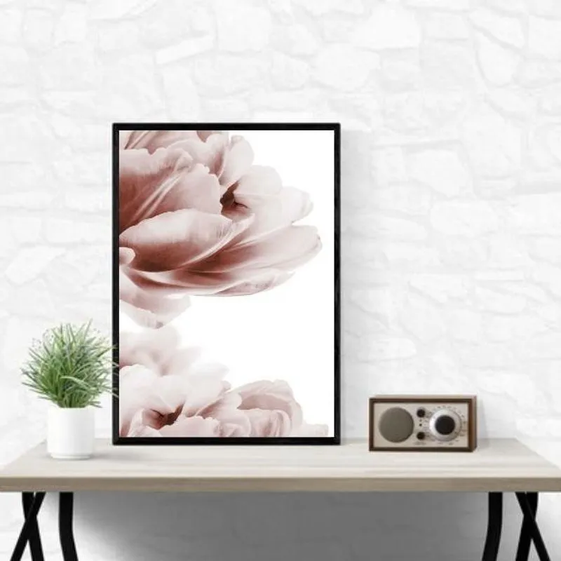 Quadro Decorativo Moderno Flores 45X34Cm