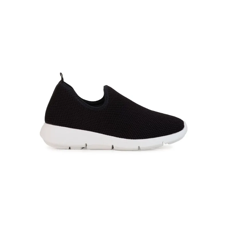 Tênis Bebecê Slip On em Malha Preto 38