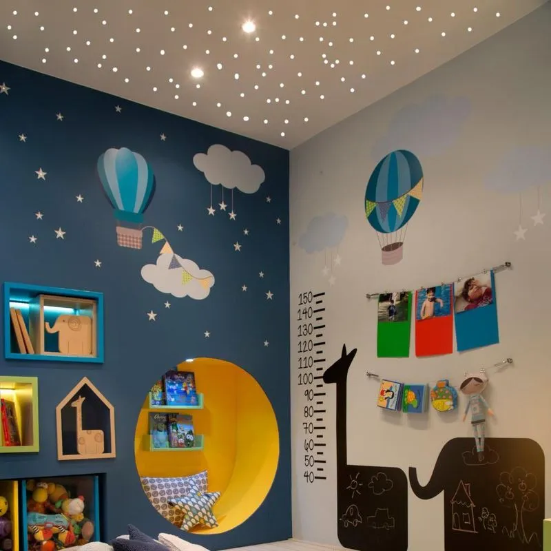 Kit Iluminação Fibra Óptica Noite Estrelado Gesso 200 Branco