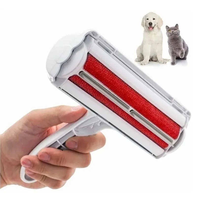 Rolo Removedor De Pêlos E Fiapos Roupas Pets Lavável