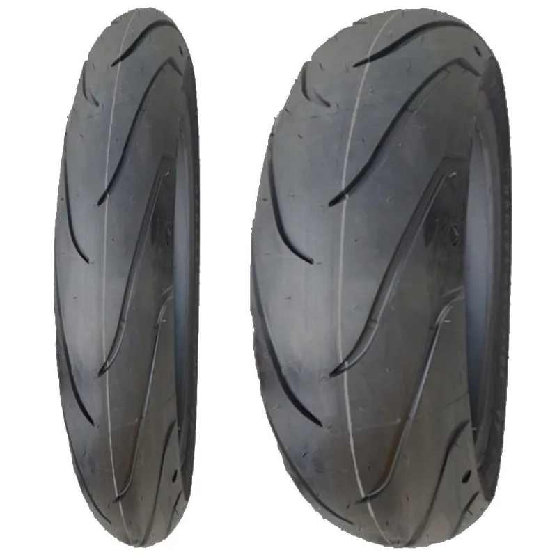 Par Pneu Scorcher 11 Michelin 130/60-21 + 240/40-18 Breakout