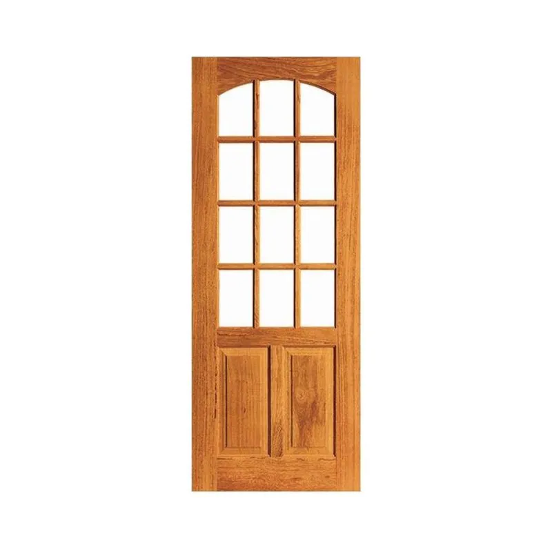 Porta Floresta Vidrinho - Madeira Maciça - Angelim