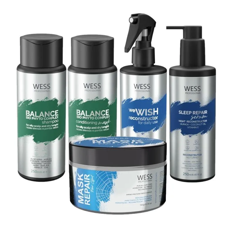 Wess Balance Sh+cd 250ml+wewish 260ml+mask 180g+sleep 250ml