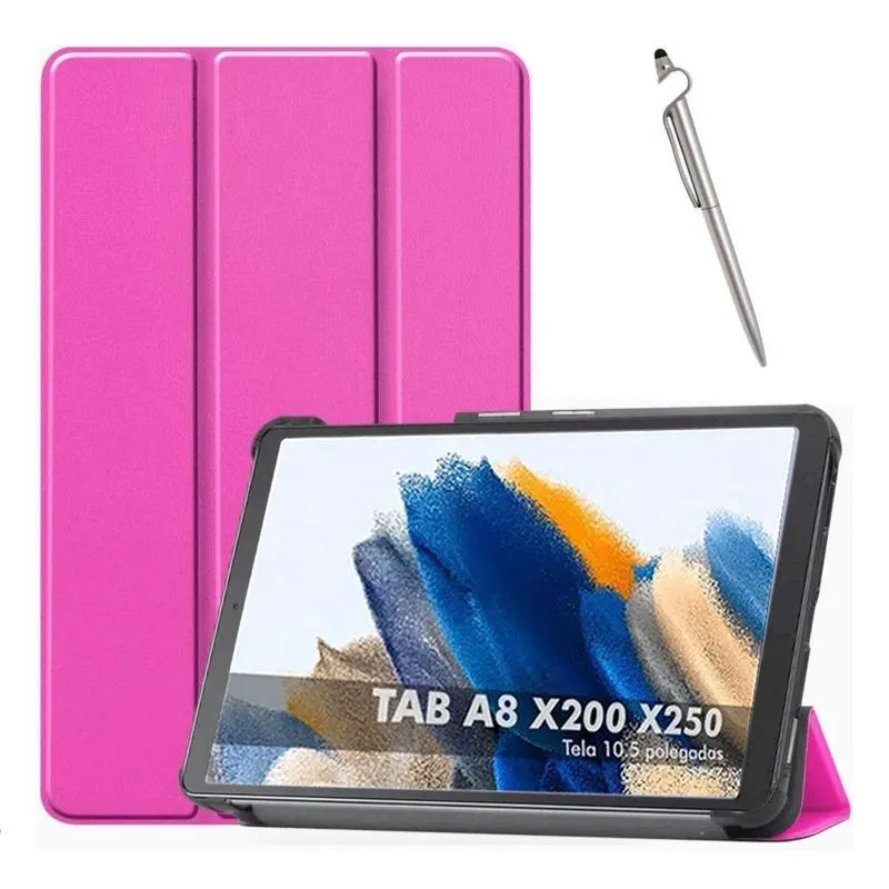 Capa Premium Para Samsung Tab A8 X200 / X205 10.5 + Pelicula