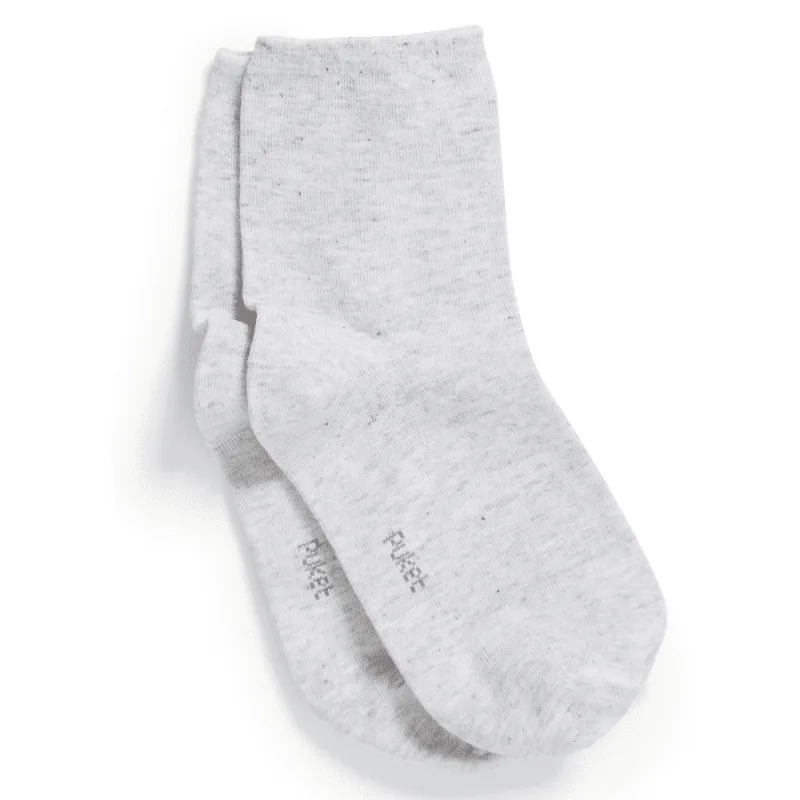 Meia Soquete Feminina Cotton Lisa