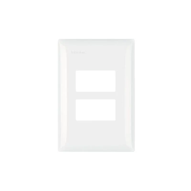 Placa 4X2 Para 2 Módulos Branco Thesi Bticino