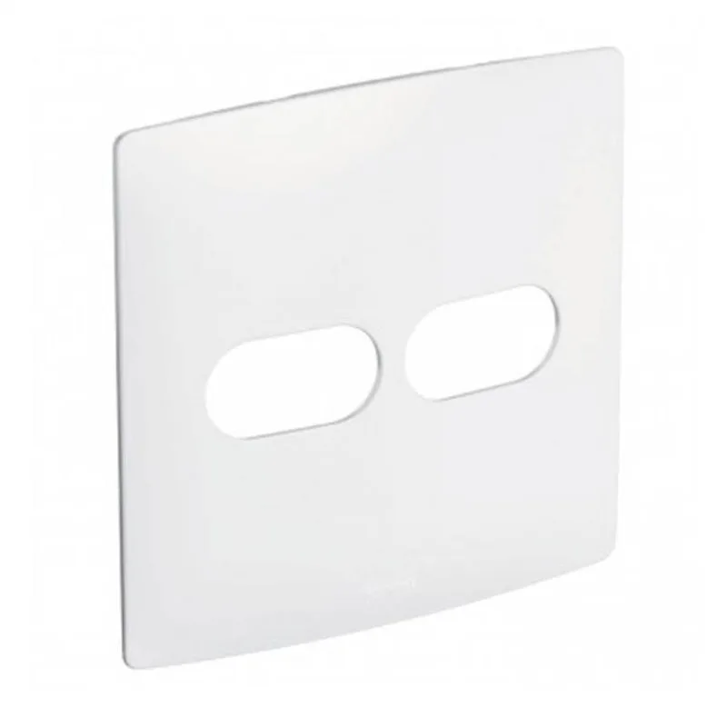 Placa 1+1 Posto 4x4 Nereya Design Moderno Branco Pial 663410 Bivolt