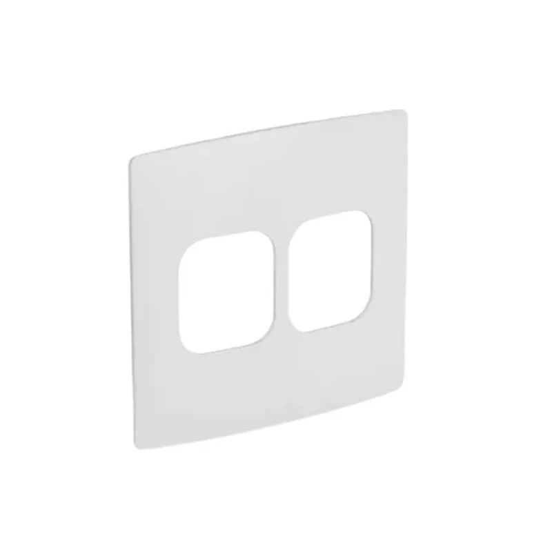 Placa 2+2 Postos 4x4 Nereya com Design Moderno Branco Pial 663440