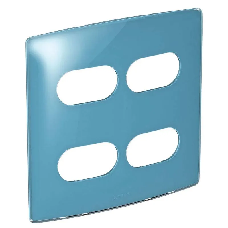 Placa 4x4 2 postos 2 postos separados blueberry Nereya Pial